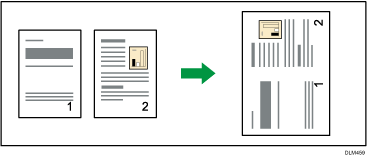 集約印刷のイメージイラスト