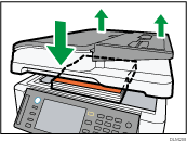 自動原稿送り装置（ADF）のイラスト
