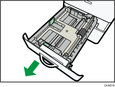給紙トレイのイラスト