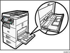手差しトレイのイラスト