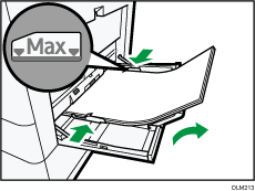 手差しトレイのイラスト