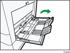 手差しトレイのイラスト