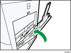 手差しトレイのイラスト