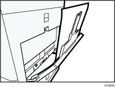 手差しトレイのイラスト