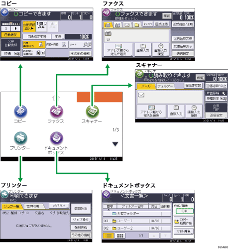 機能を切り替えるイメージのイラスト