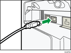 USBインターフェースのイラスト