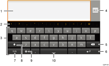 本体画面のイラスト 説明番号つき