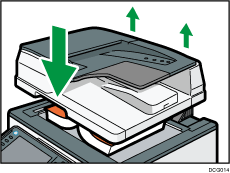 自動原稿送り装置（ADF）のイラスト