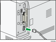 GigaBitイーサネットインターフェースのイラスト