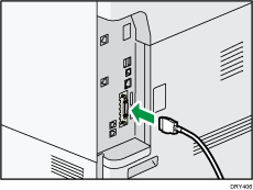 IEEE1284インターフェースのイラスト