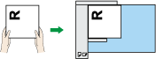 自動原稿送り装置（ADF）にセットするときのイメージイラスト