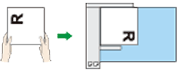 自動原稿送り装置（ADF）にセットするときのイメージイラスト