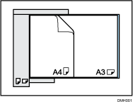 混載原稿を自動原稿送り装置（ADF）にセットするイメージイラスト