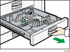 給紙トレイのイラスト