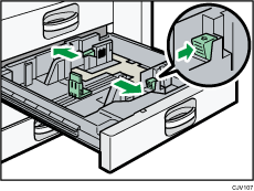 給紙トレイのイラスト