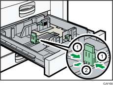 給紙トレイのイラスト