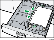給紙トレイのイラスト
