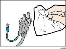 電源プラグのイラスト