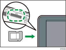 Sdカードを取り付ける