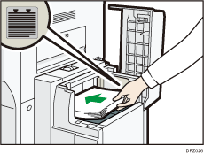 大量給紙トレイのイラスト