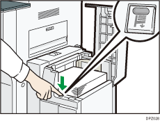 大量給紙トレイのイラスト