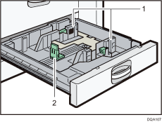 給紙トレイのイラスト