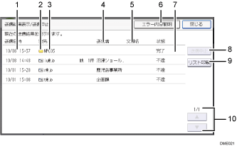 本体画面のイラスト 説明番号つき