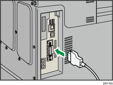 IEEE1284インターフェースのイラスト