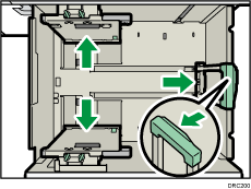 ワイド大量給紙トレイのイラスト