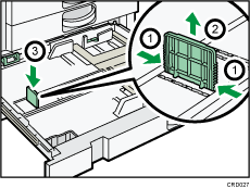 給紙トレイのイラスト