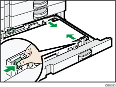 トレーシングペーパー 第二原図用紙 をセットする