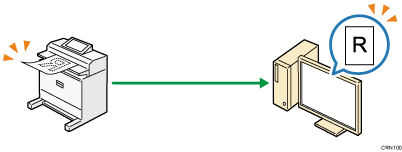 スキャナー機能の基本のイメージイラスト