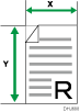 不定形原稿を読み取る場合のイメージイラスト