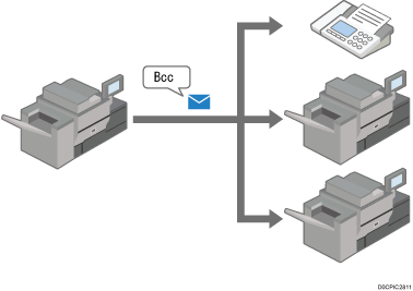 インターネットファクスのイメージイラスト