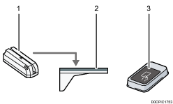 外部に取り付けるオプションのイメージイラスト