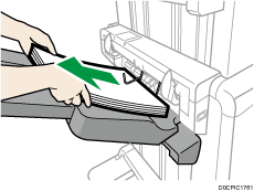 フィニッシャー・シフトトレイのイラスト