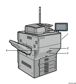 本体のイラスト 説明番号付き