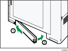 搬送部保護カバーのイラスト