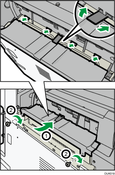 インナー紙折りユニットのイラスト