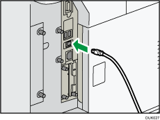 USBインターフェースのイラスト