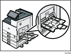 手差しトレイのイラスト