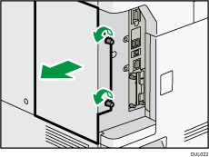 本体背面のイラスト