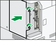 本体背面のイラスト