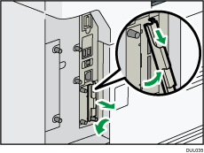 本体背面のイラスト