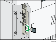 本体背面のイラスト