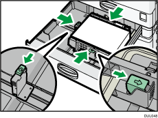 給紙トレイのイラスト