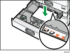 給紙トレイのイラスト