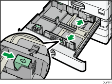 給紙トレイのイラスト