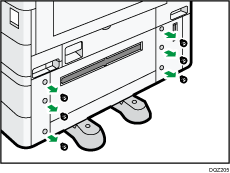 本体側面のイラスト