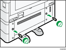 本体側面のイラスト